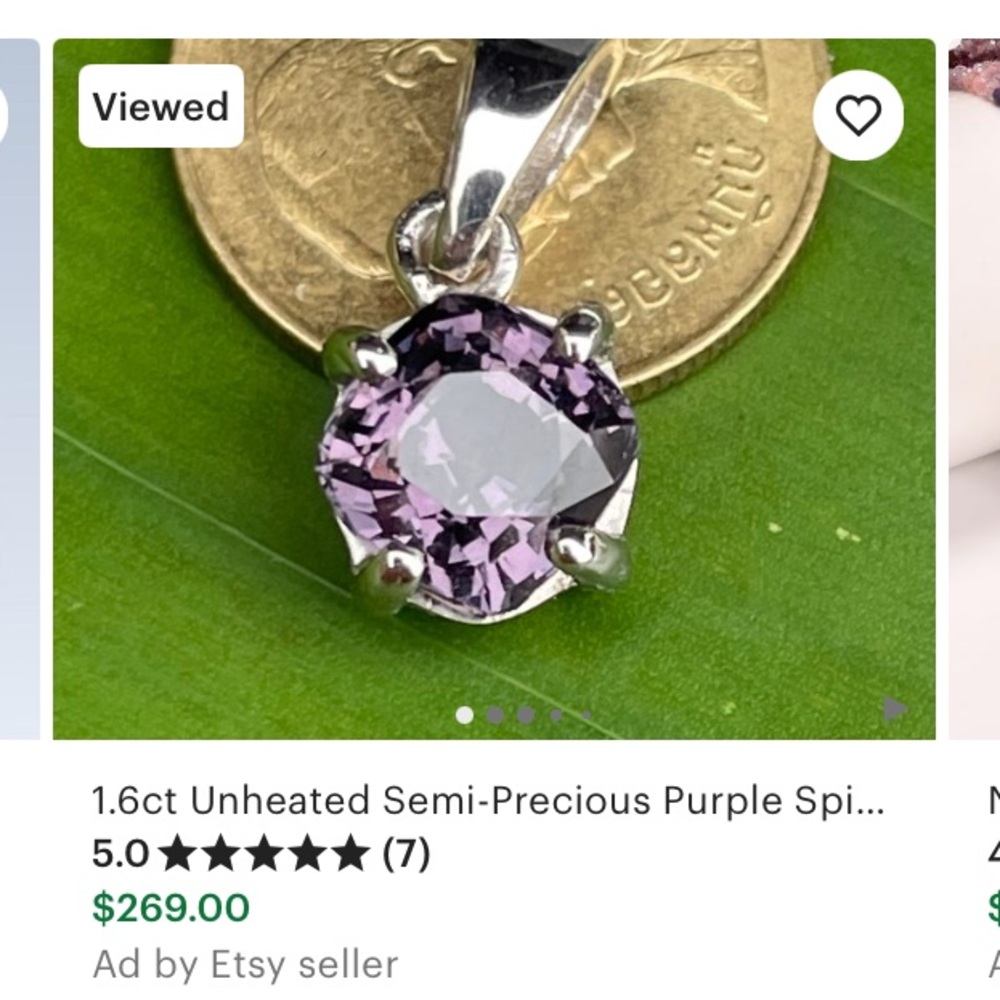 Amethyst Spinal Statement Pendant Sterling Silver - Picture 15 of 15